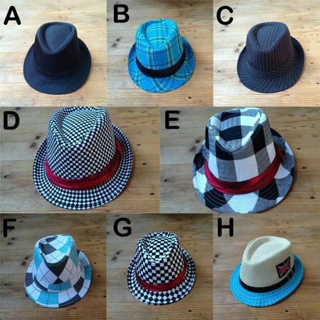 Gratis Ongkir Fedora hat / Topi anak 