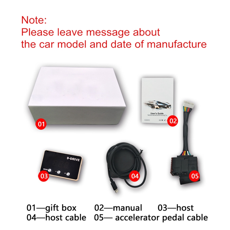 Throttle Response Controller 9 Drive Modes Racing Accelerator Potent Booster Tuning Parts Accessory