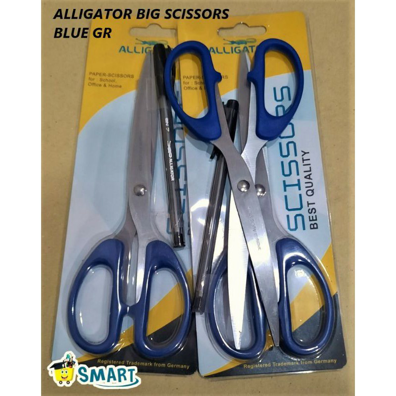 Gr Scissors ALLIGATOR GUNTING BIG SCISSORS BLUE GR | Lazada Indonesia