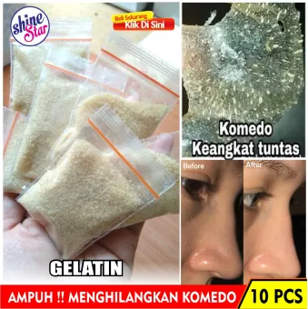 Shine Star Isi 10 Pcs Masker Gelatin Komedo Masker Komedo Hidung Wajah Muka Laminating Rambut Lazada Indonesia