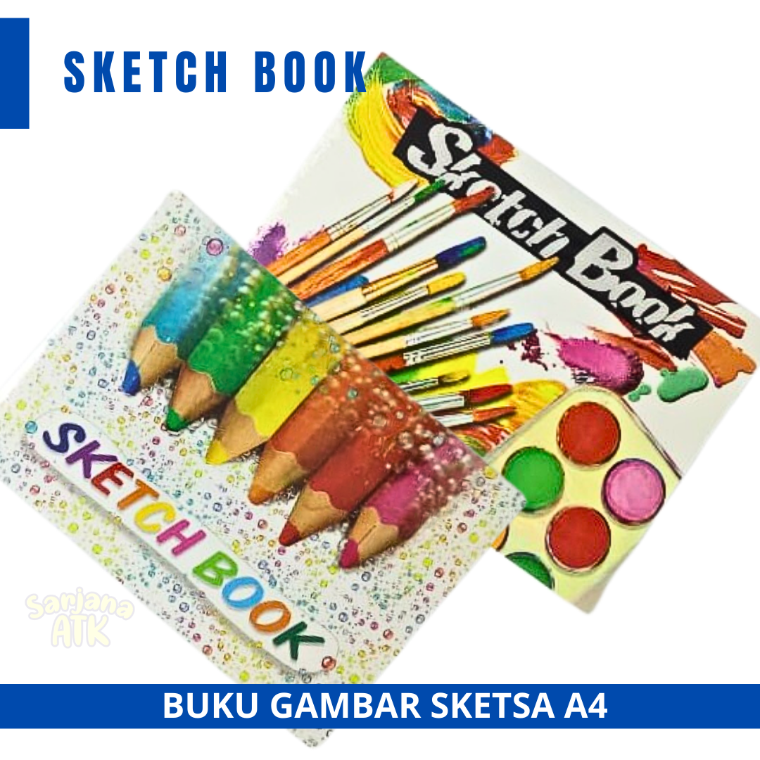 Buku Sketsa / Sketchbook Kiky A4 / Buku Gambar Sketsa A4 Lazada