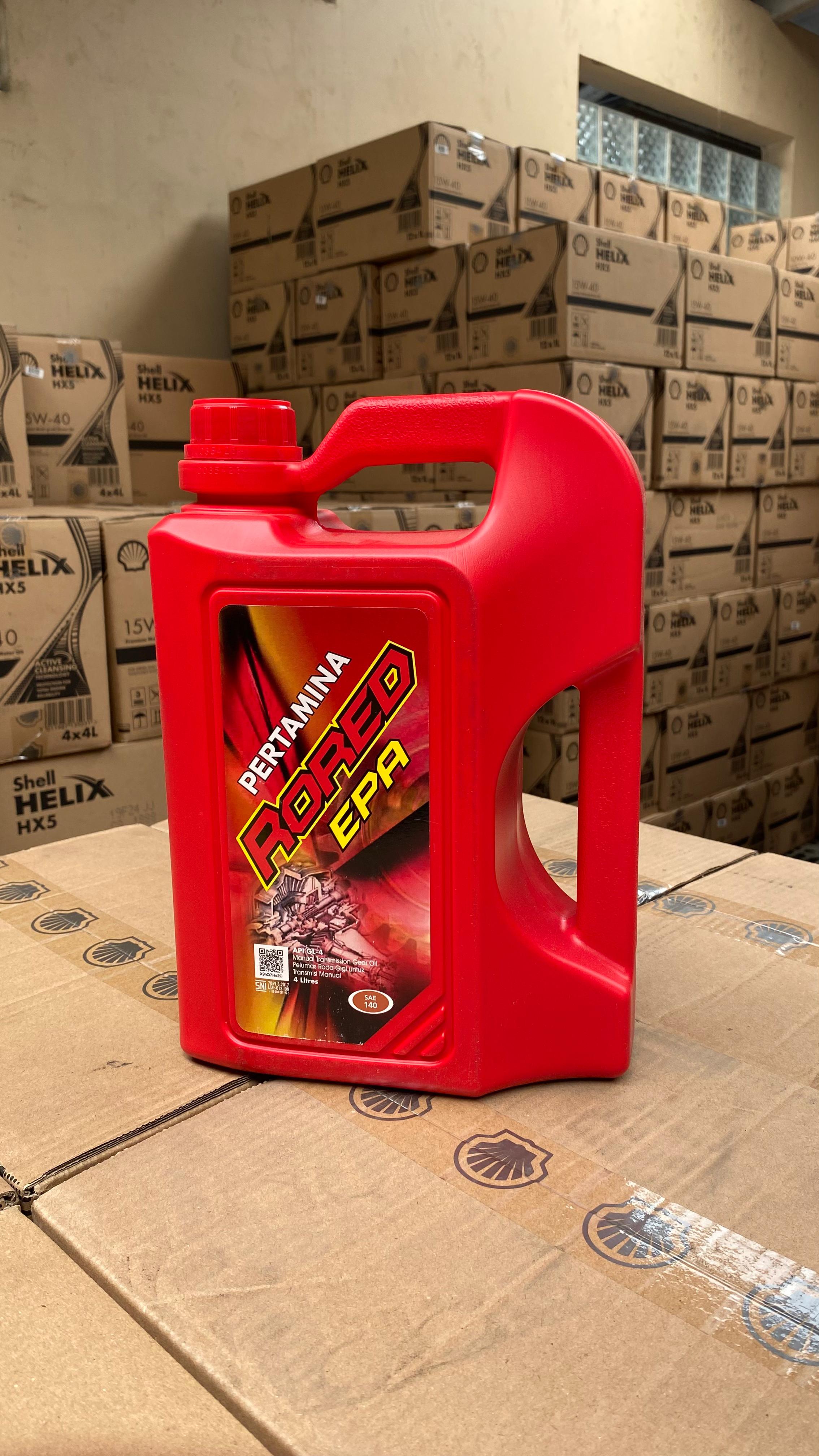 Oli Rored Pertamina Rored EPA 140 4 Liter / Oli Pelumas / Oli Pertamina Rored EPA ...