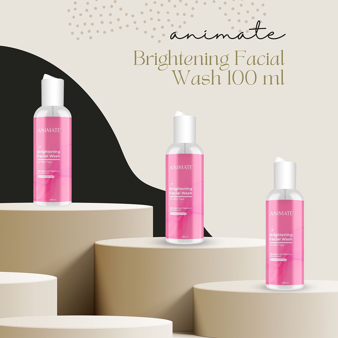 Animate Brightening Facial Wash 100 ml Original Lazada Indonesia