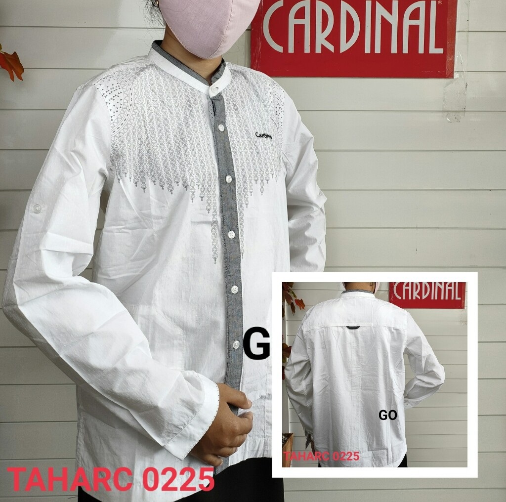 Goprobaby Cardinal Kids Kemeja Koko Anak Baju Muslim Pakaian Atasan Taqwa Anak Laki Laki Lengan Panjang Lazada Indonesia