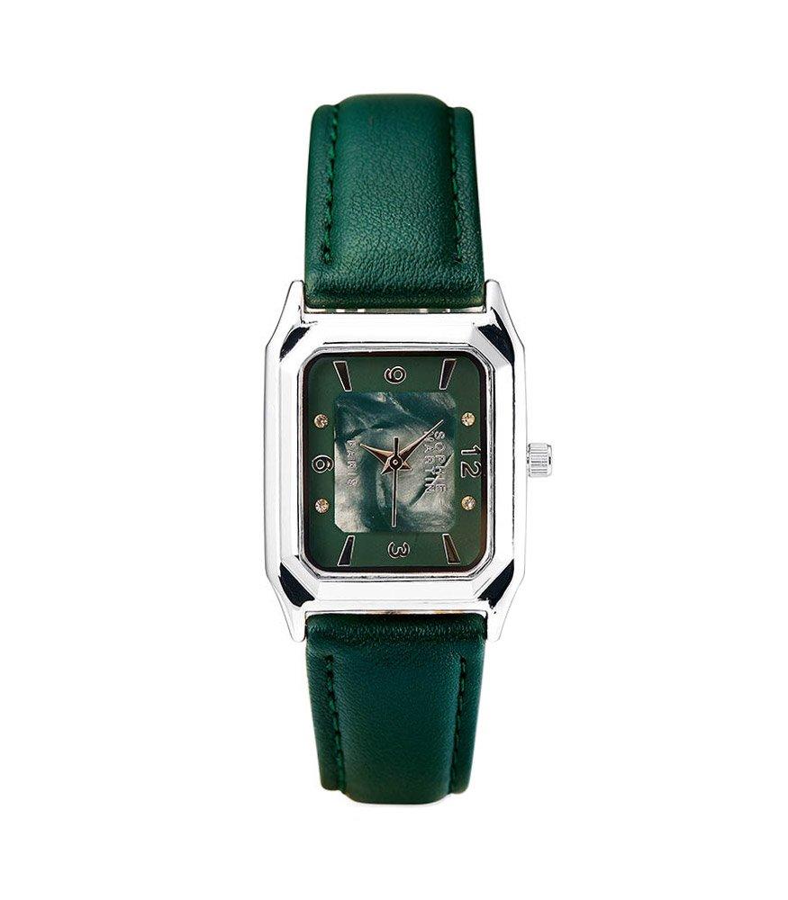 JAM TANGAN SOPHIE MARTIN FERGA GREEN WPU1051G2 HIJAU KULIT ORI BD1910 DISKON MEMBER PROMO TERMURAH