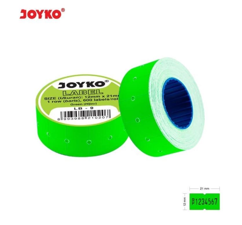( DAPAT 1 ROLL ) Kertas Label Harga / Price Label Roll Joyko 1 Baris