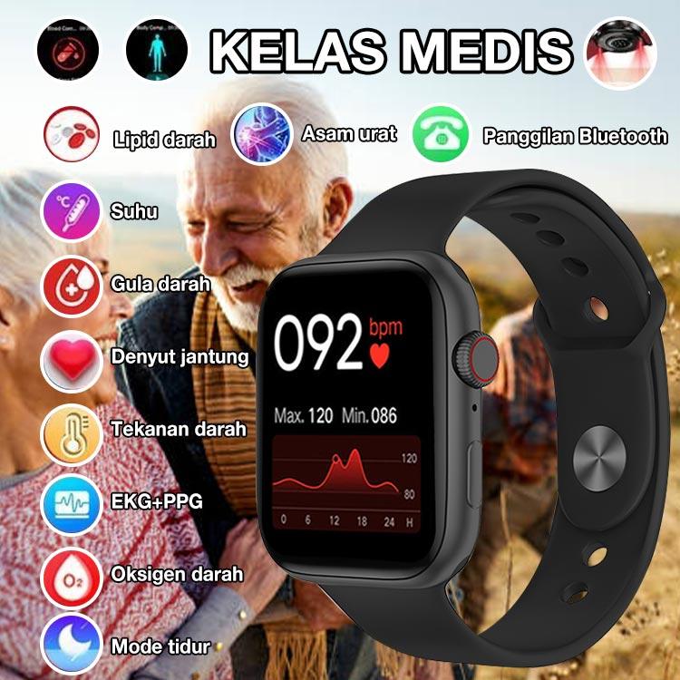 Jam Tangan Non-Invasive Blood Glucose Blood Lipid Uric Acid ECG