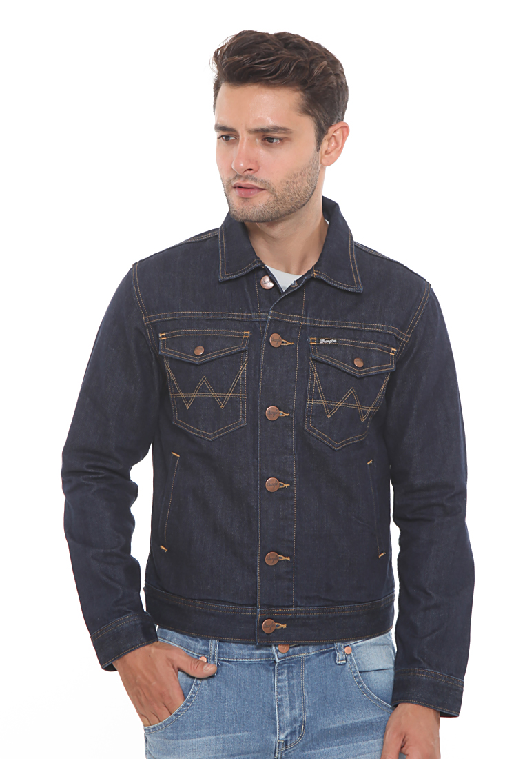 Jaket Denim Pria Wrangler