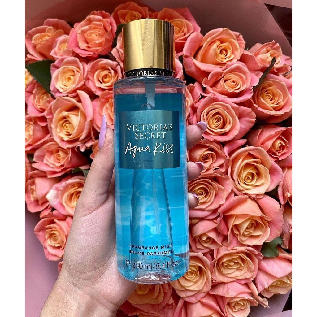Bottle Aqua Kiss Perfume Victoria Secret Aqua Kiss Body Spray Aqua
