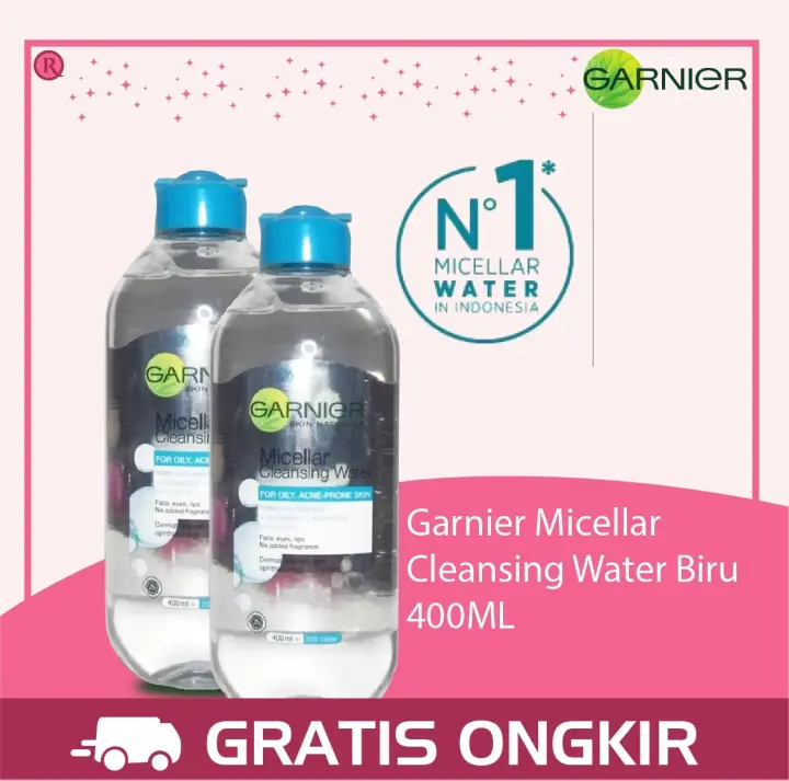 makeup remover garnier biru