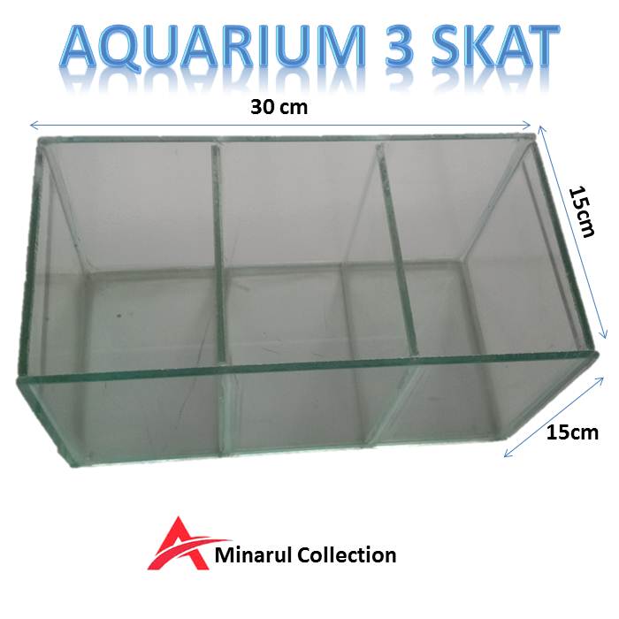 Ukuran 30x30x30 aquarium aquarium mini