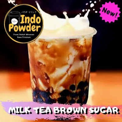 MILK TEA BROWN SUGAR 1KG - Bubuk Minuman Milk Tea Brown Sugar 1Kg - Bubuk Milk tea brown sugar 1Kg