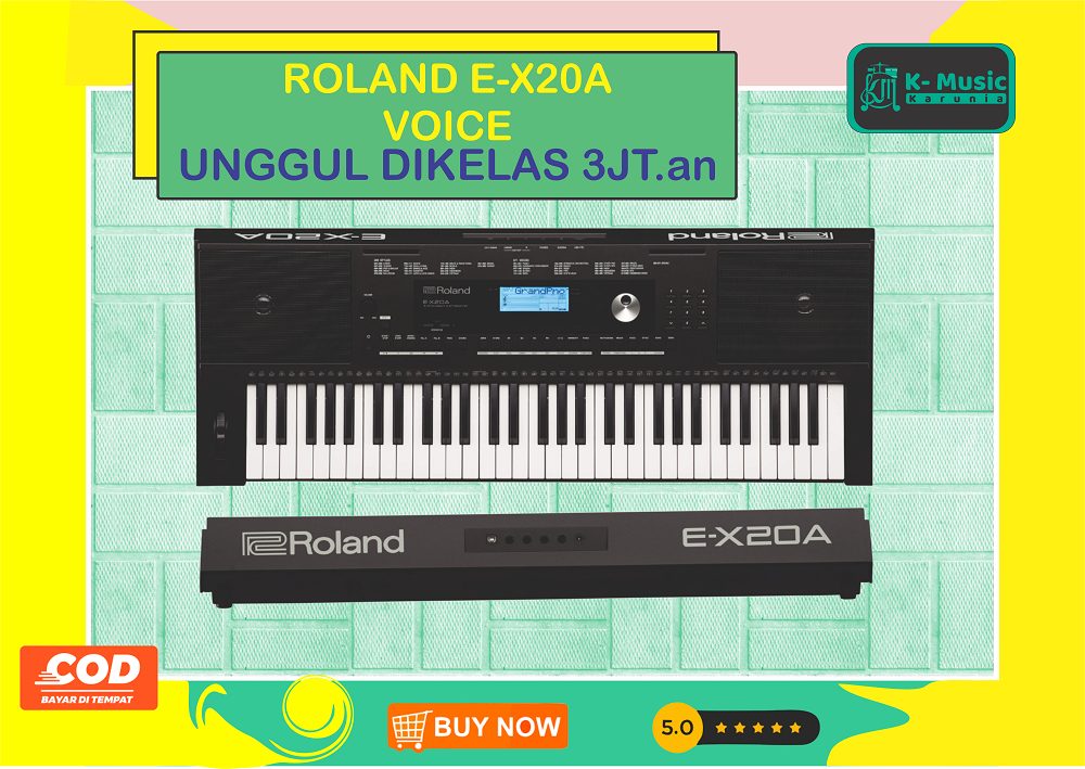 Keyboard Roland E-X20A EX-20A EX20 A Pitch Band voice keren type ...