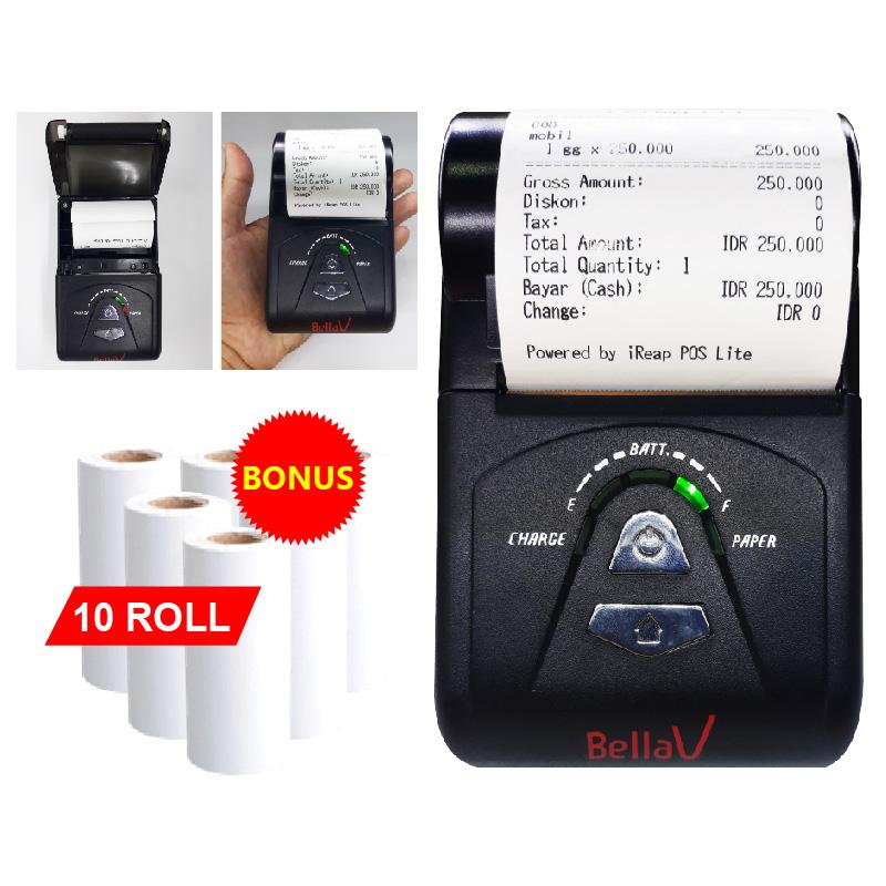 Printer Thermal BellaV ZCS 103 Support Kudo Paytren iReap