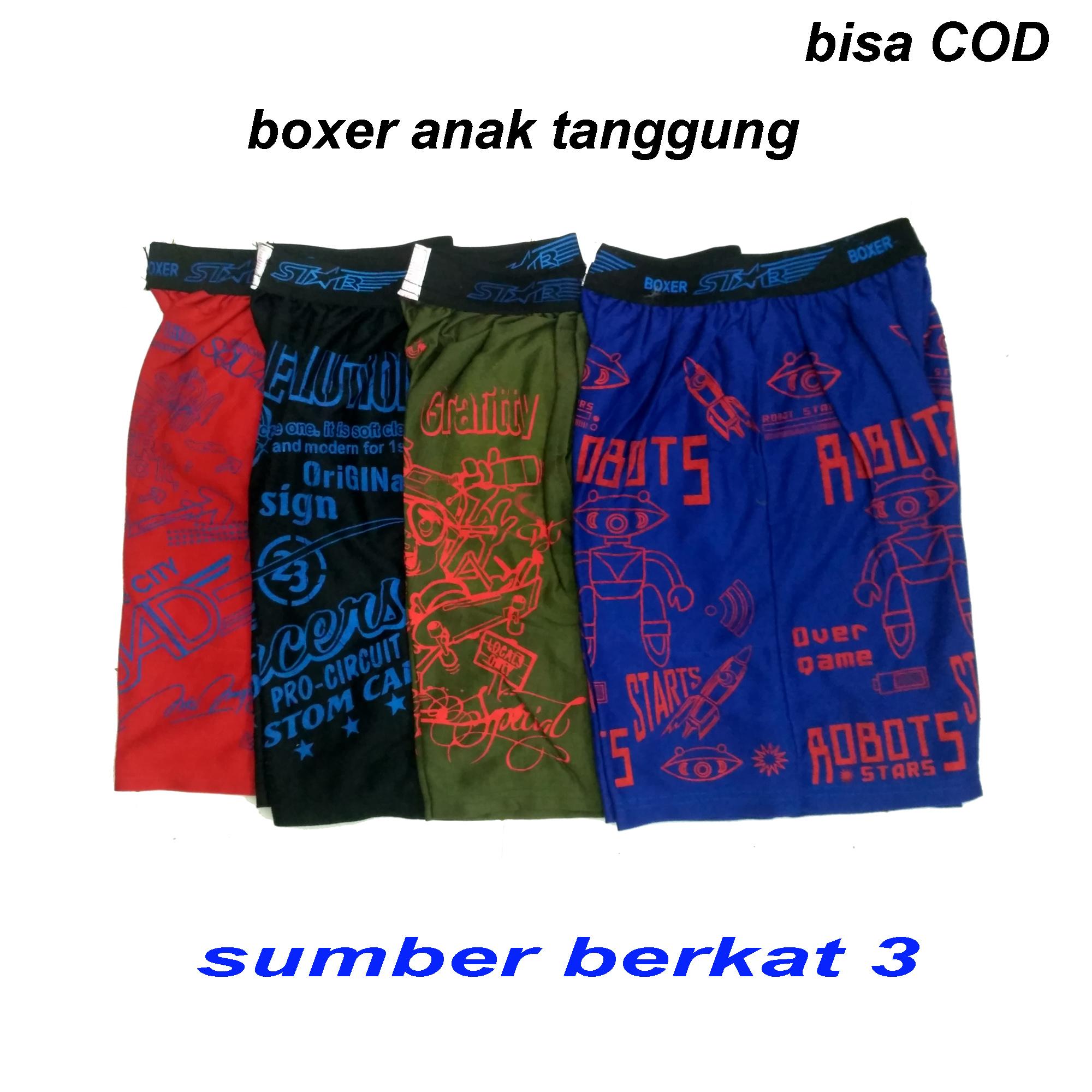 boxer kaos anak tanggung