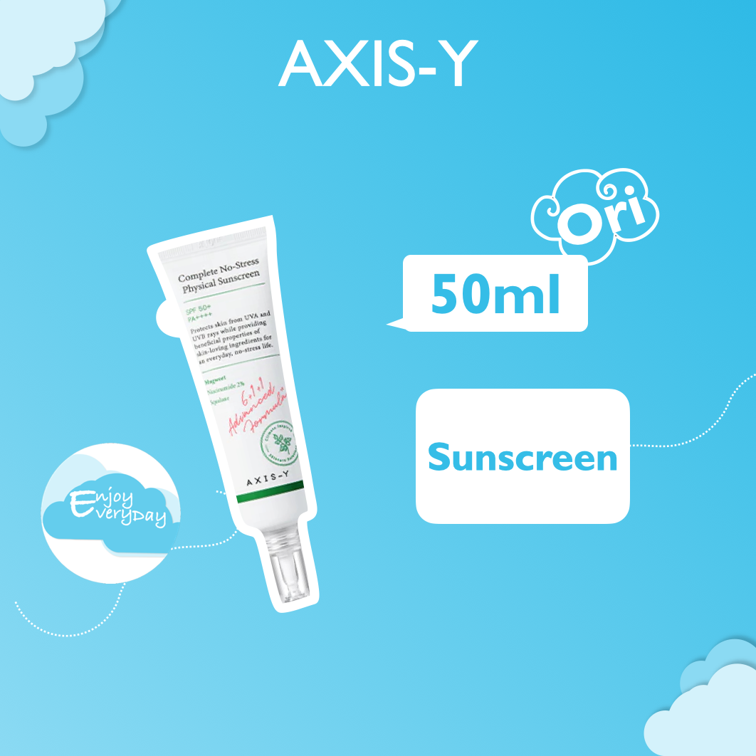 AXIS-Y Complete No-Stress Physical Sunscreen 50ml | Lazada Indonesia