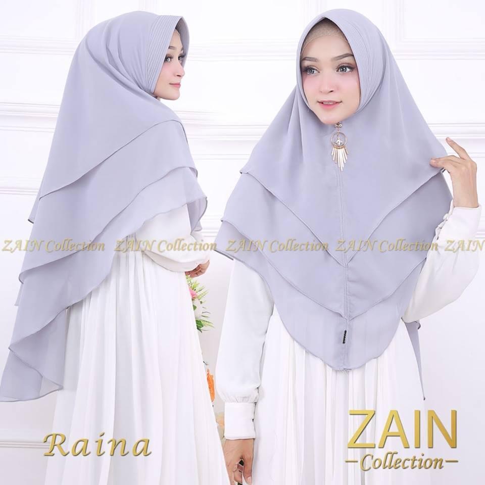 Hijab Khimar Syari Jilbab Khimar Syari Kerudung Khimar Syari Instan Panjang Terbaru bahan Ceruty Tiga Layer * BISA COD*_AF