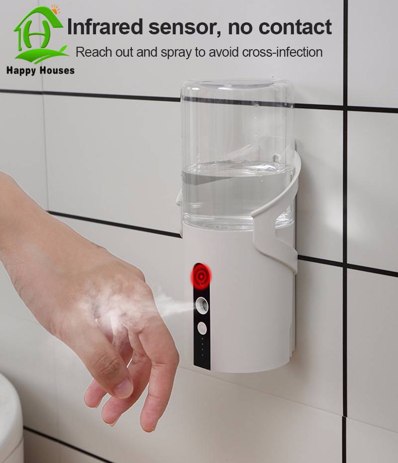 Happy Houses 320ml Automatic Induction Spray Terilizer Automatic Induction Soap Dispenser 0265