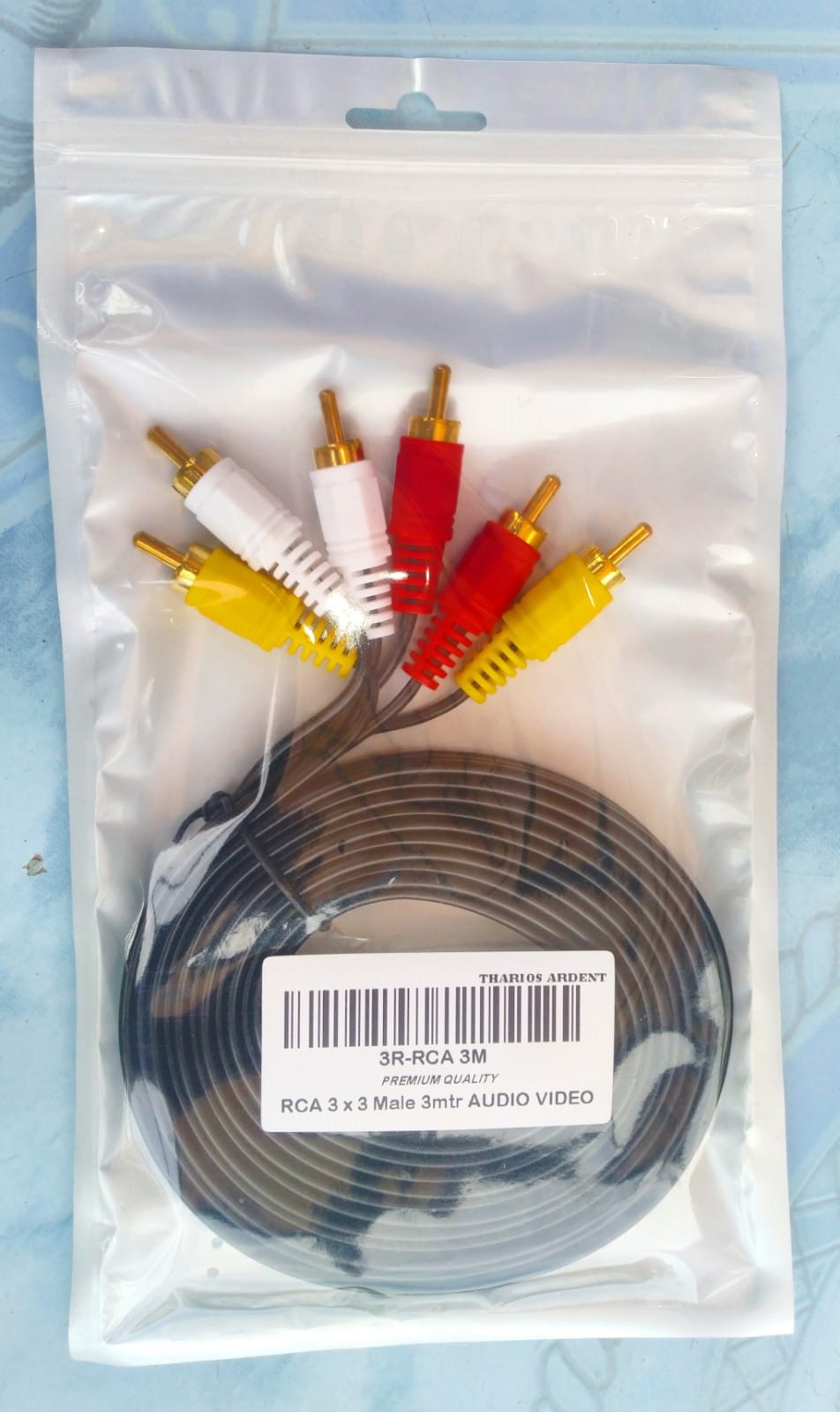 ☆新春福袋2021☆ F-FACTORY AV延長ケーブル 10m RCA ピンプラグ×3オス-RCA ピンジャック×3メス VM-4008 