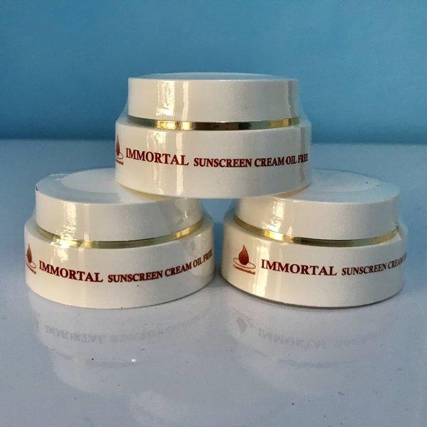 immortal sunscreen cream oil free