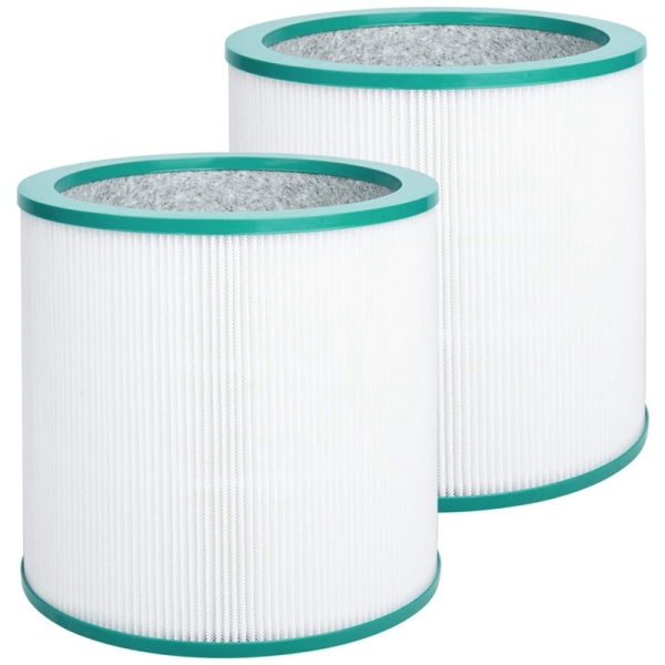 2 Packs HEPA Replacement Filter for Dyson TP00 TP02 TP03 AM11 Tower Purifier Pure Cool Link, Replace Part 968126-03
