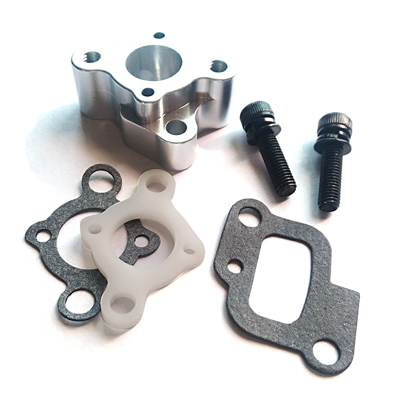 Cnc intake manifold set for 23-30.5cc gas engine zenoah cy hpi baja 5b 5t 5sc losi 5ive-t rovan king motor
