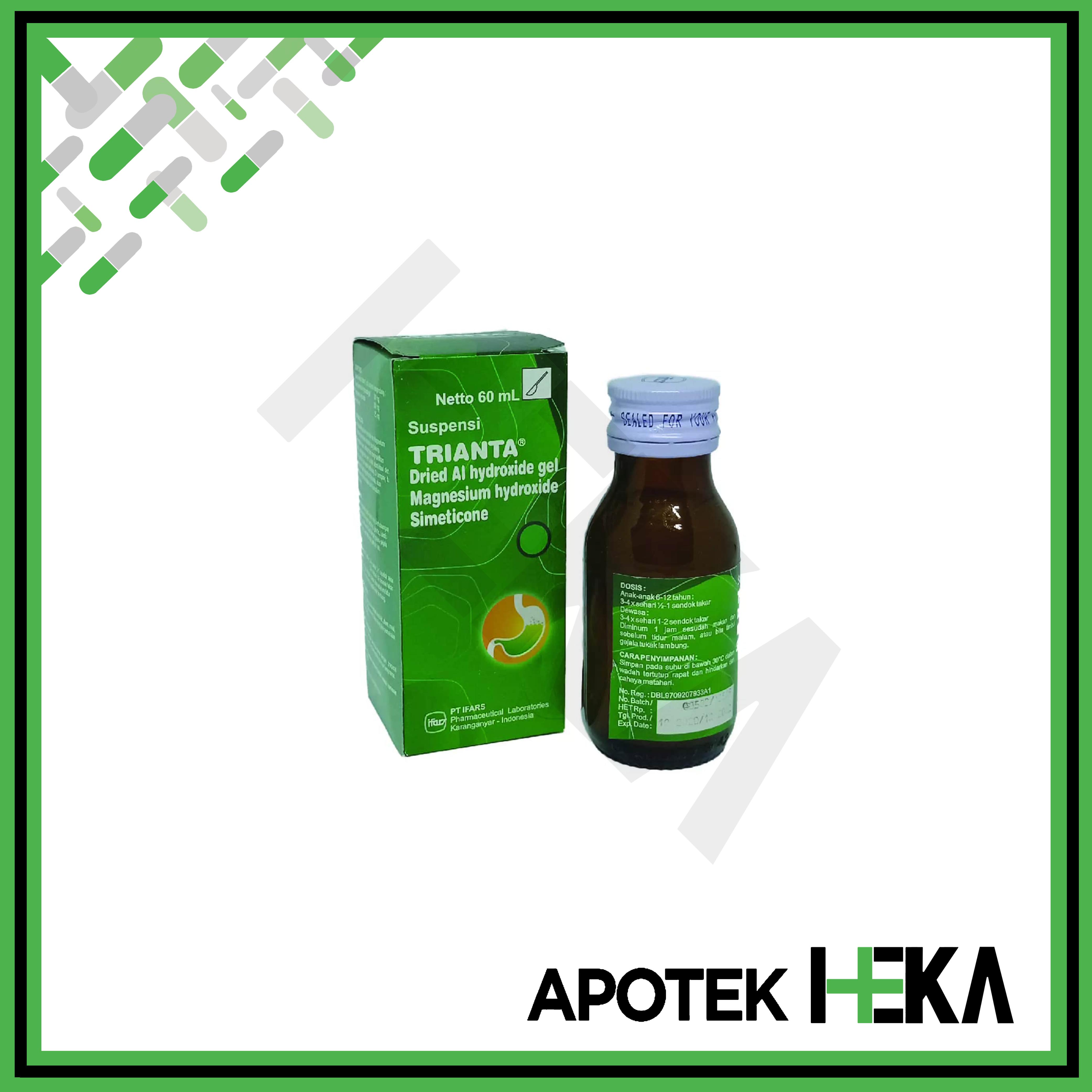 Trianta Suspensi Ml Sirup Antasida Obat Maag Lazada Indonesia