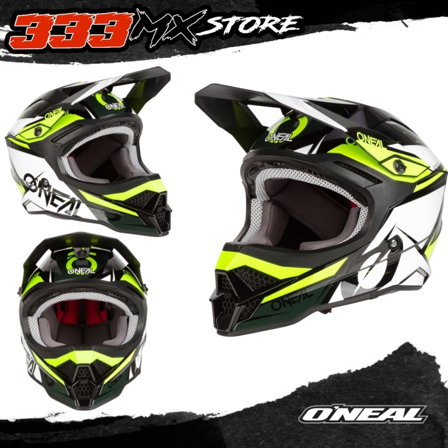 HELM CROSS ONEAL 3 SERIES BLACK FLO 