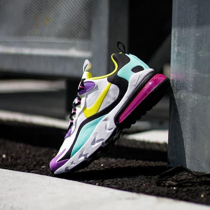 nike air max 270 react bright violet womens