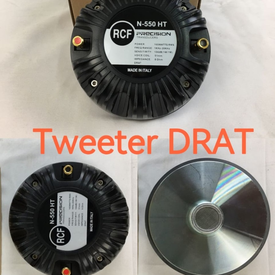 Driver Tweeter Rcf N Ht N Ht Coil In Model Drat Tweter Rcf Lazada Indonesia