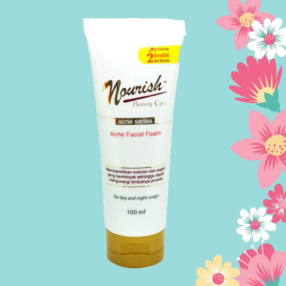 nourish acne facial foam