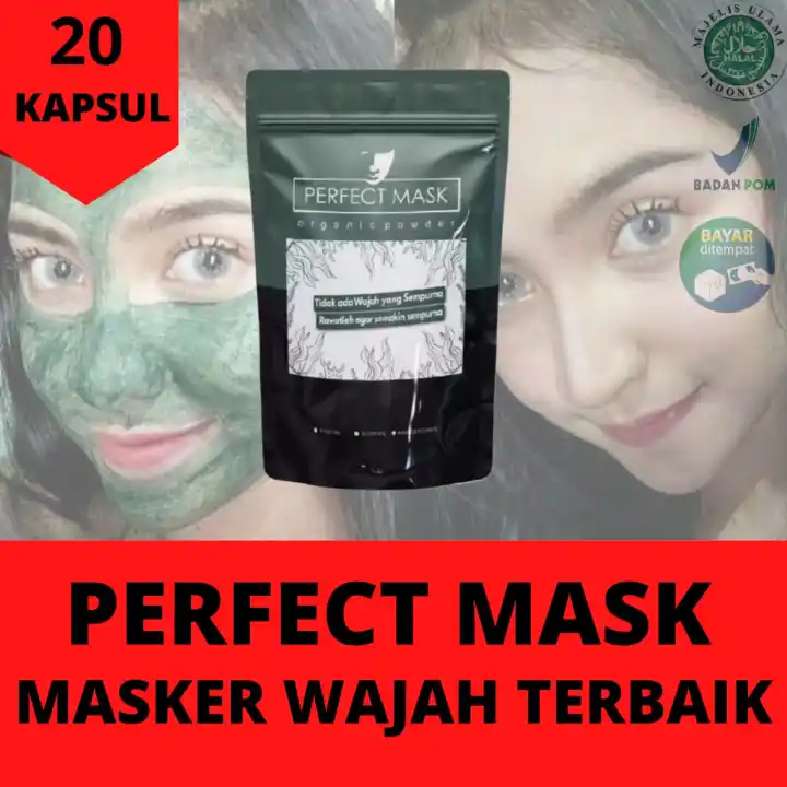 Perfect Mask Masker Wajah Perfect Mask Untuk Jerawat Perawatan Wajah Pelembab Wajah Terbaik Didunia By Aqila03 Herbal Shop Lazada Indonesia
