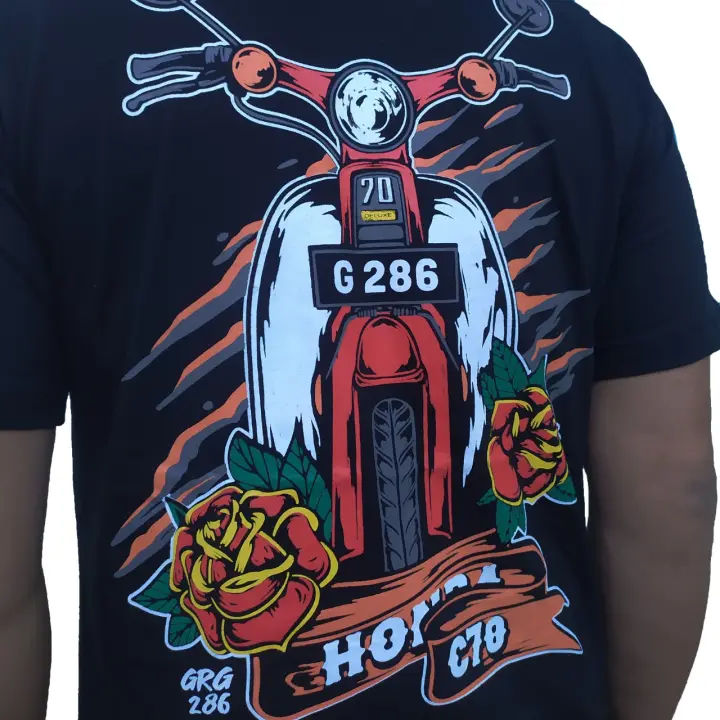 Kaos Honda C70 Kaos Honda Baju Motor Kaos C70 Bebek Jahat Kaos Motor Classic C70 Kaos Motor Klasik Kaos Honda C70 Kaos Motor Lazada Indonesia