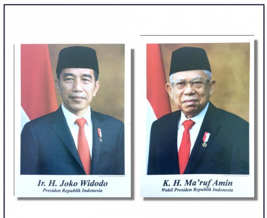 Poster Presiden Ri & Wakil Presiden Ri 2019 - 2024 | Lazada Indonesia