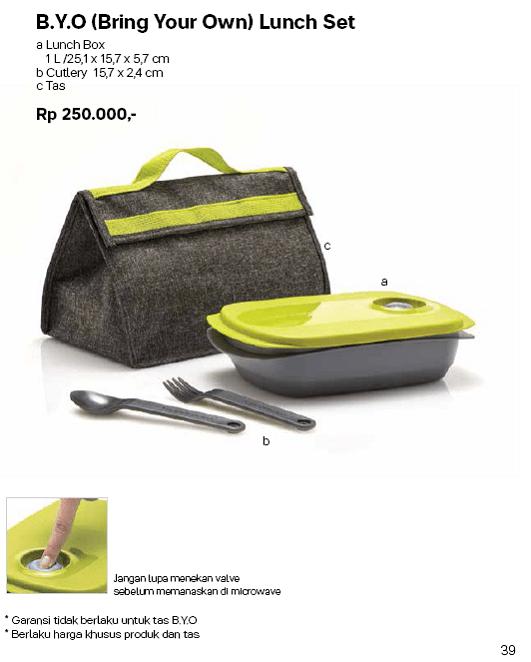 tempat bekal byo b.y.o bring your own lunch set tupperware