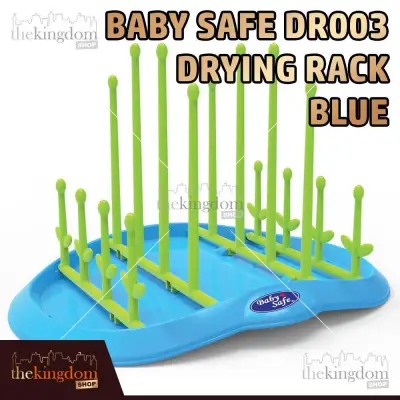 Baby Safe DR003 Collapsible Drying Rack Blue Rak Botol Susu Dot Bayi Babysafe