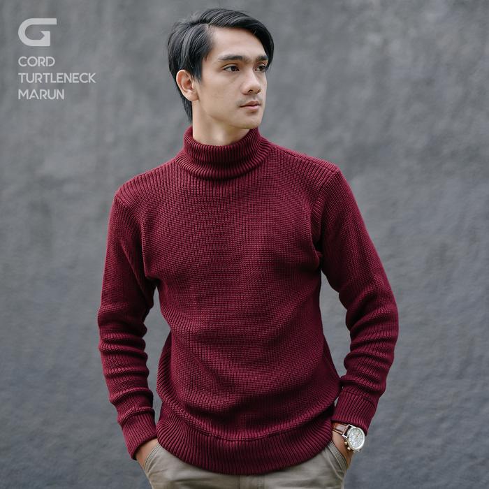 Sweater Rajut Pria Gomuda Cord 