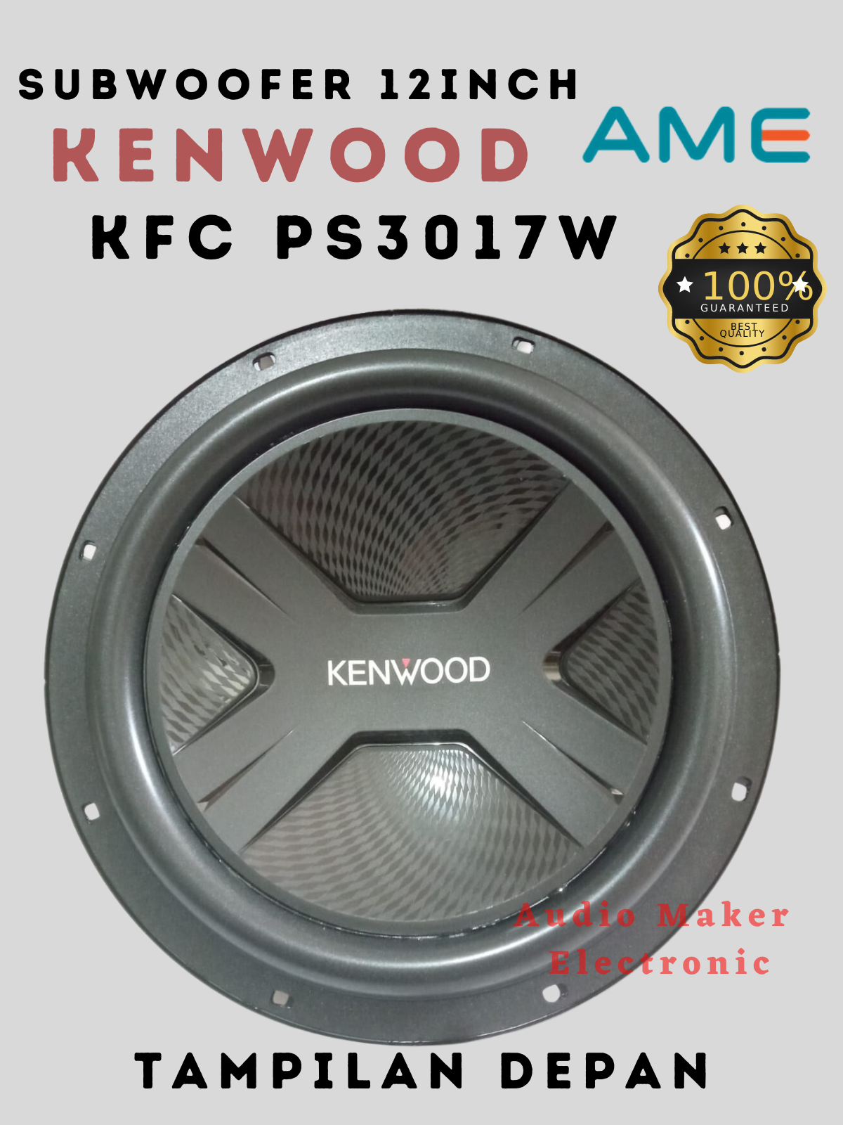 Kenwood KFC PS3017W Subwoofer 12inch Subwoofer Mobil KENWOOD Lazada