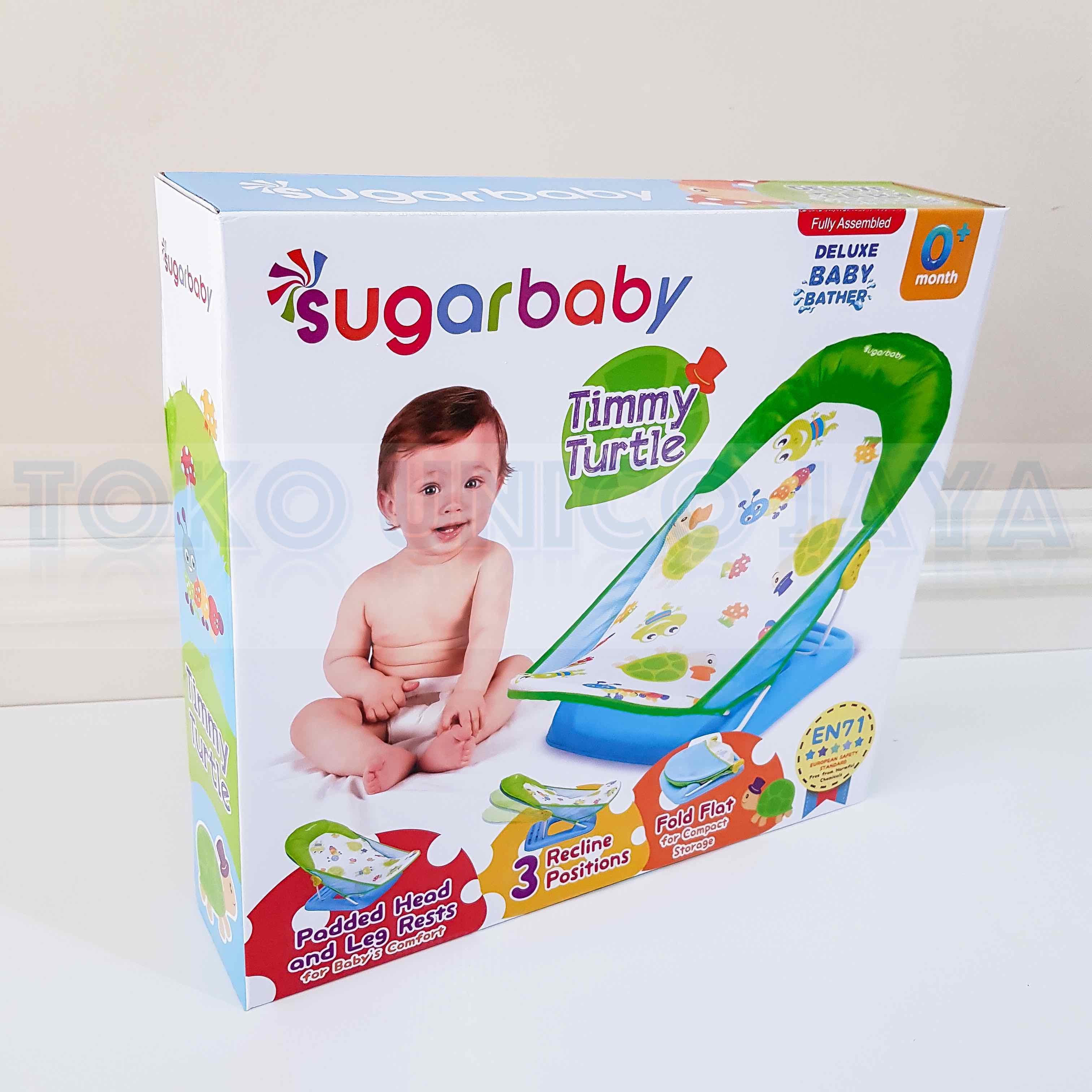 Sugar Baby Deluxe Baby Bather Alas Bangku Mandi Bayi Lazada Indonesia