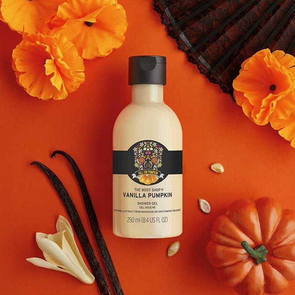 The Body Shop "VANILLA PUMPKIN" Shower Gel 250ml ORIGINAL COUNTER