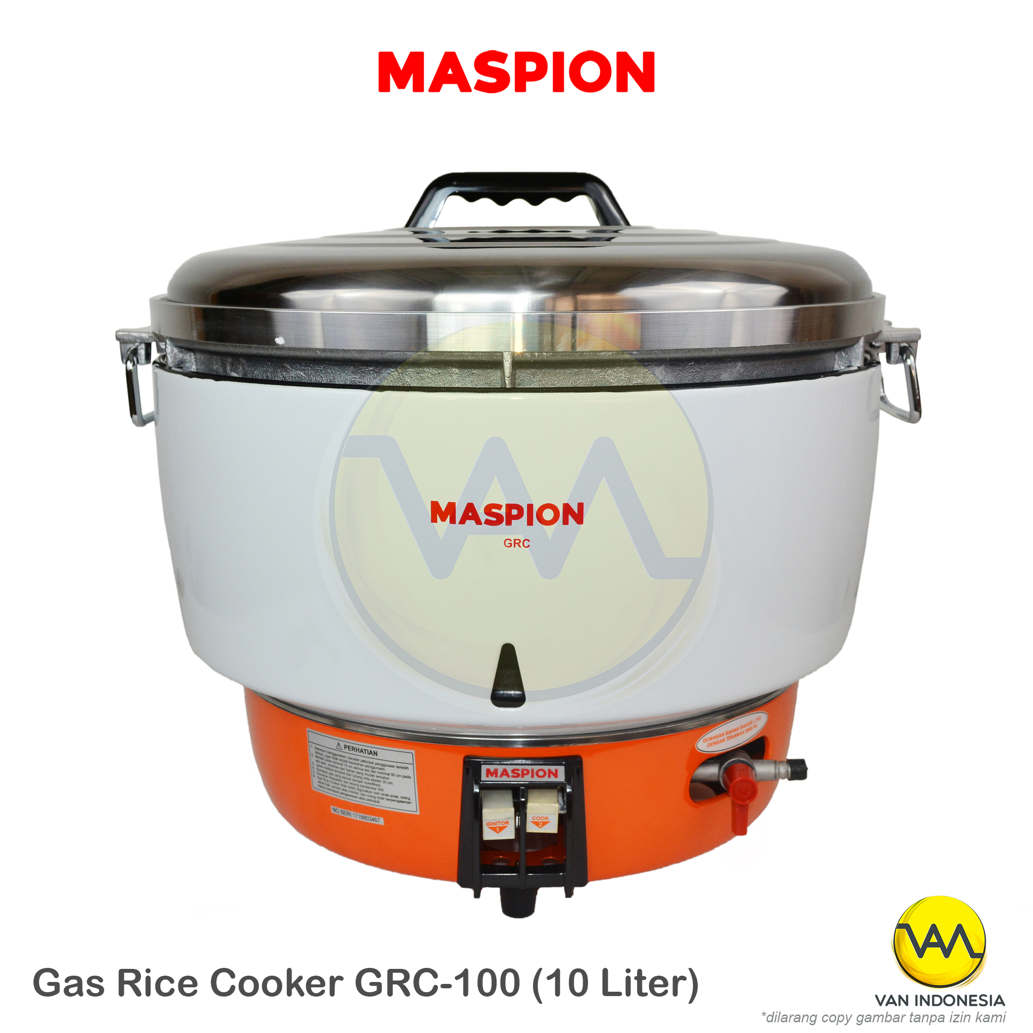 rice cooker gas maspion