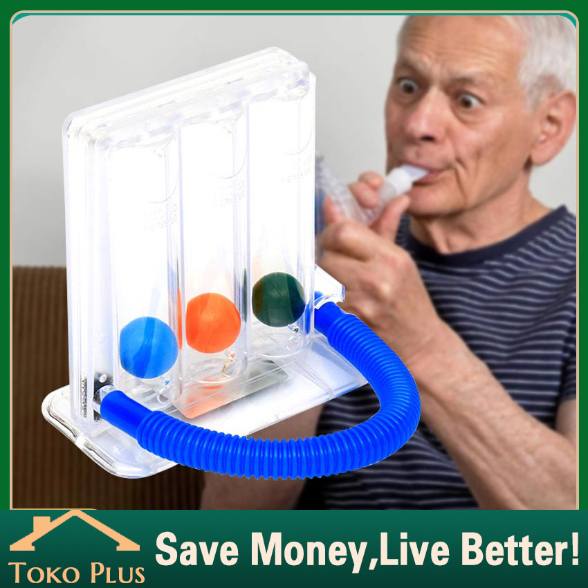 Triflow Spirometer Respirometer Incentive Spirometry Fisioterapi Nafas