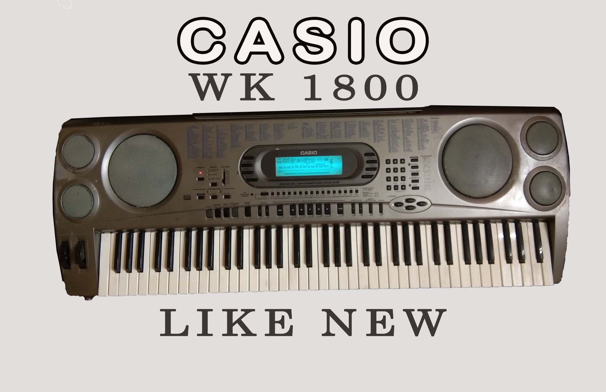 Keyboard Casio WK 1800 LIKE NEW ORIGINAL Lazada Indonesia