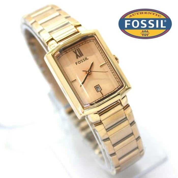 HARGA SPESIAL!! Jam Tangan Wanita Fossil Kotak Super Mewah Dan Elegan- Rolex Casio Gc