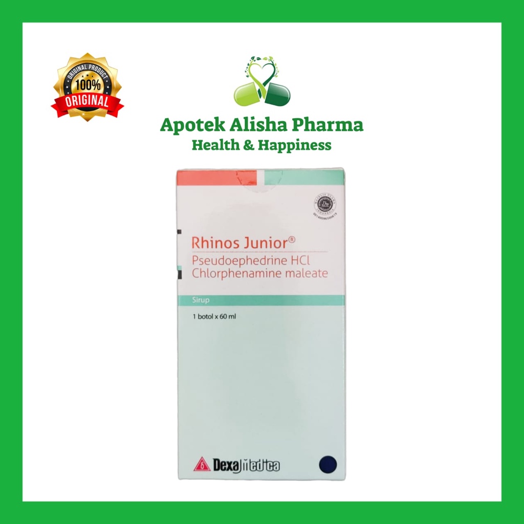 Rhinos Neo Drops 10ml / Rhinos Junior Sirup 60ml Rhinos Baby Drops