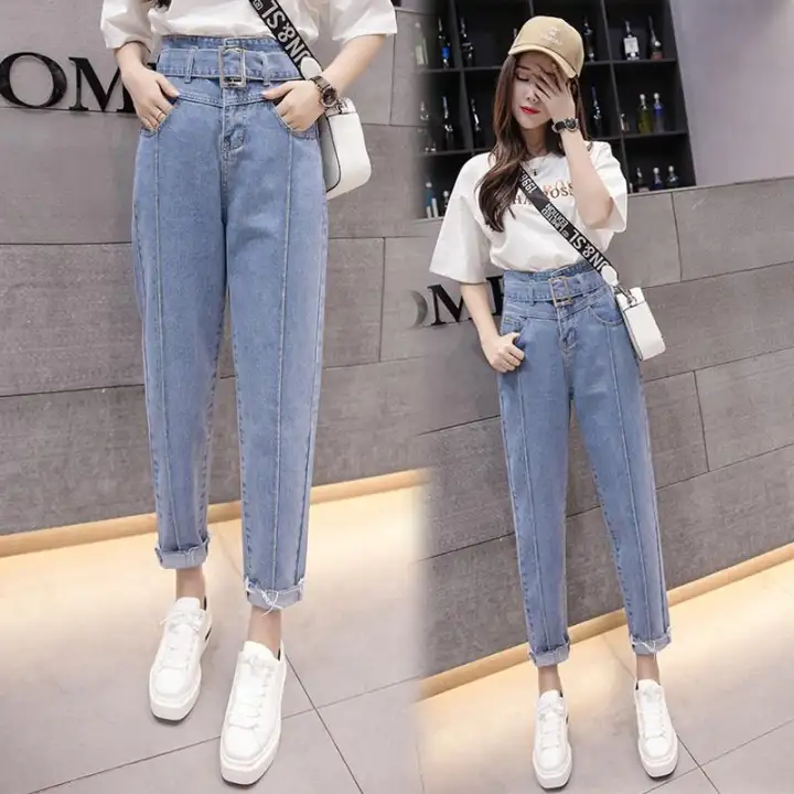 Paling Inspiratif Gaya Korea Model Celana Jeans Wanita Terbaru 2019