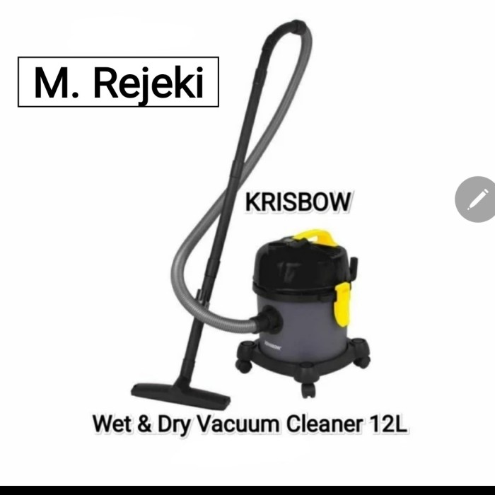 Vacum Cleaner Wet and Dry Krisbow 10100235 Vacuum Vakum Cleaner 12L