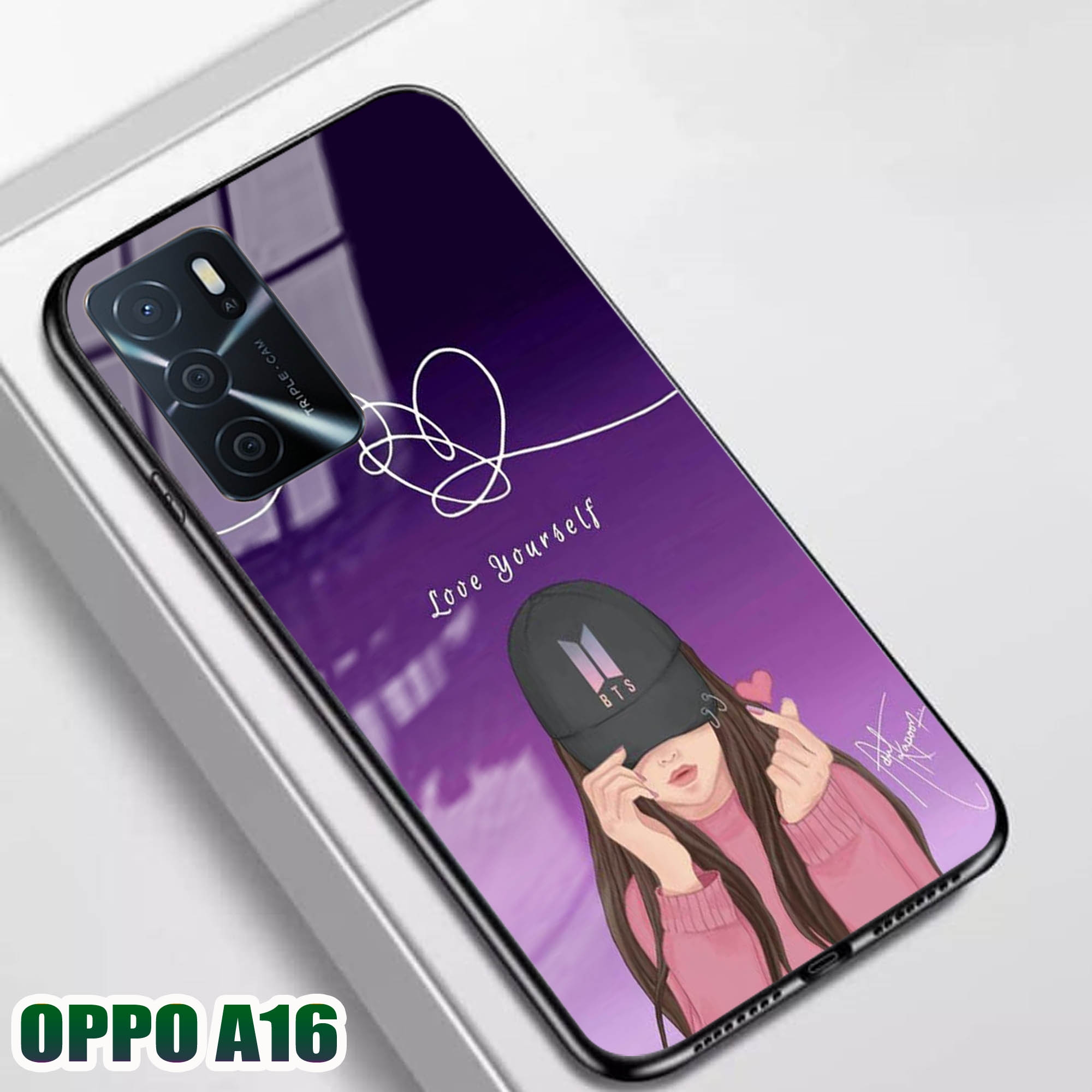 casing hp oppo a16 bts