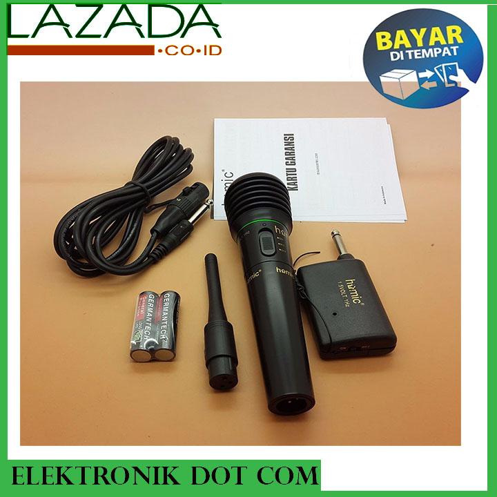 HOMIC HM 308 Mic 2in1 2 fungsi Bisa Werles Bisa Kabel