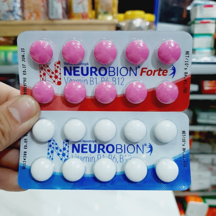 Neurobion Forte/Biasa Tablet Per LEMBAR Isi 10 Tablet ( HARGA LEMBARAN ...